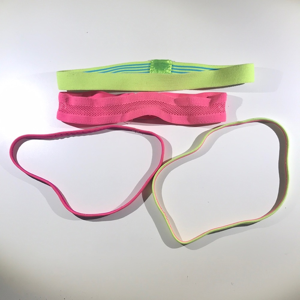 BRAND NEW 4 Pack of Pink and Yellow Headbands!